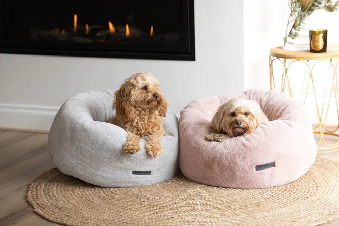 La Doggie Vita Plush Dusty Pink Donut Upmarket Pets Melbourne