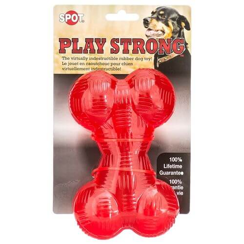 Upmarket Pets & Aquarium  | Shop Dog Toys | Play Strong Dog Toys 4.5in Bone