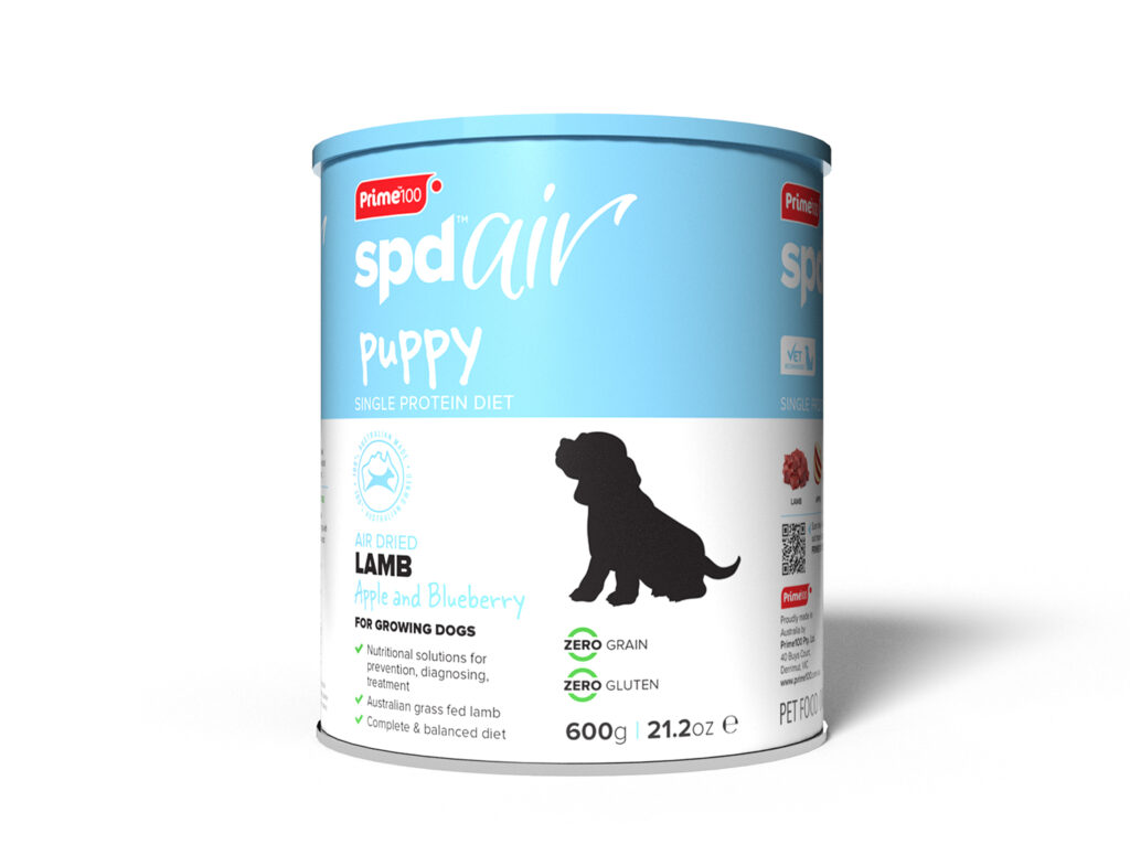 Prime100 Air LAB600 - SK-D Air Lamb Apple & Blueberry - Puppy 600g