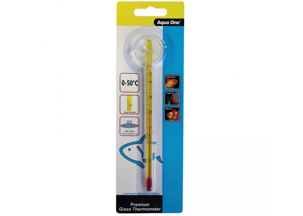 Aqua One Premium Glass Thermometer