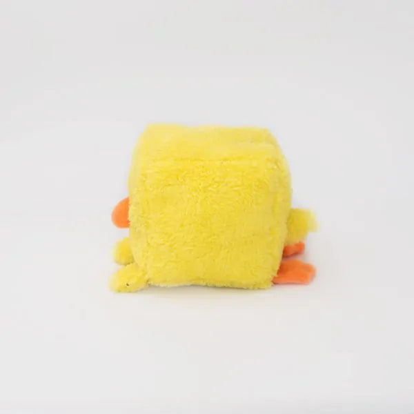 Zippy Paws Squeakie Blocks Plush Speaker Dog Toy - Duck