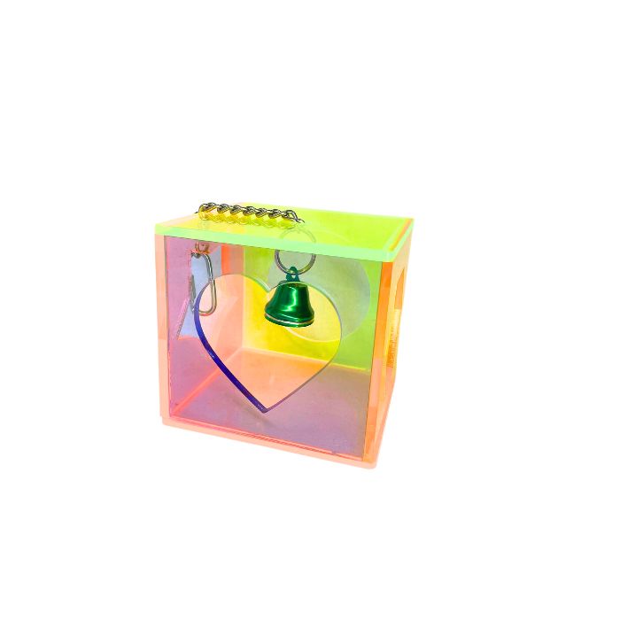 MyBestFriend Acrylic Cube with Bell