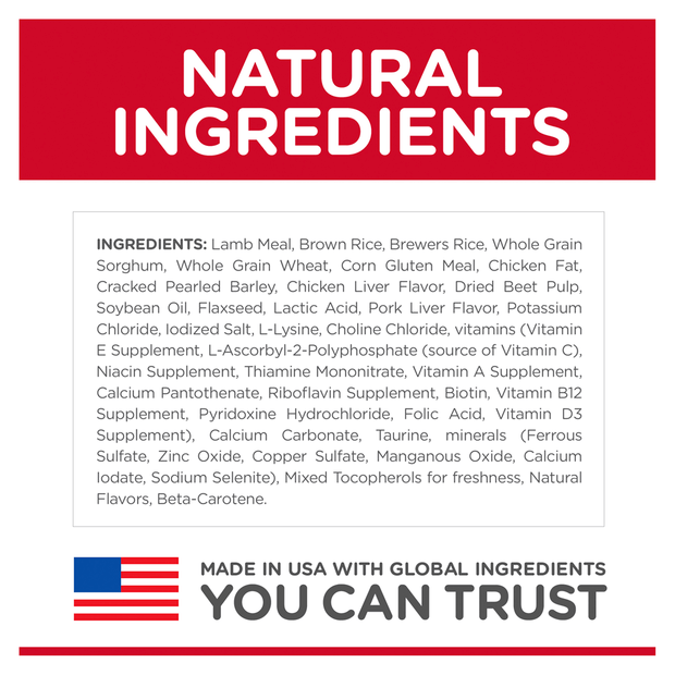 Hills Science Diet Dog Adult Small Bites Lamb & Rice Food 7.03kg