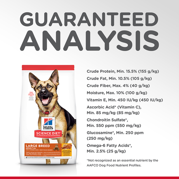 Hills Science Diet Dog Senior Adult 6+ Senior Large Breed 12kg