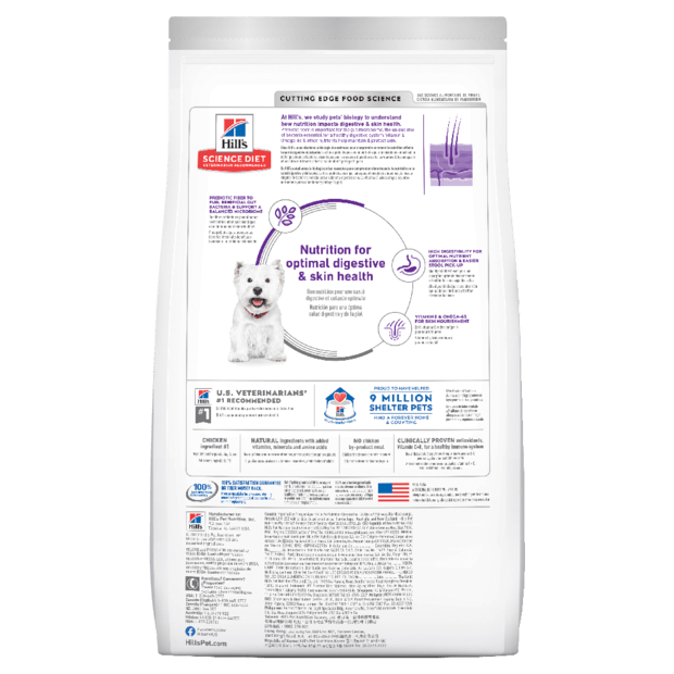 Hills Science Diet Dog Adult Sensitive Stomach & Skin Small Bites