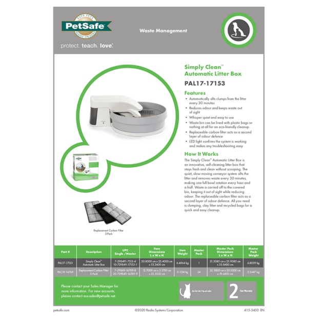 PetSafe Simply Clear Automatic Litter Box