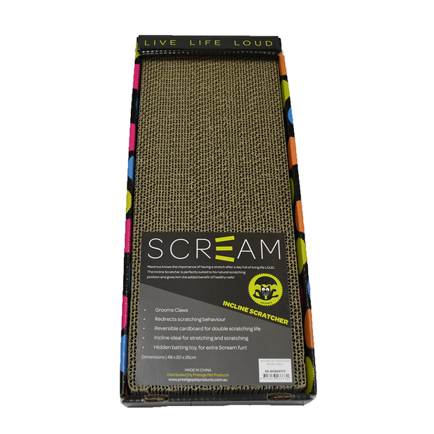 Scream Incline Cat Scratcher