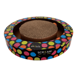 Scream ROUND PLAY CAT SCRATCHER Loud Multicolour 34x5.2cm