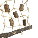 Envipets Wooden Lattice Rope Bird Toy