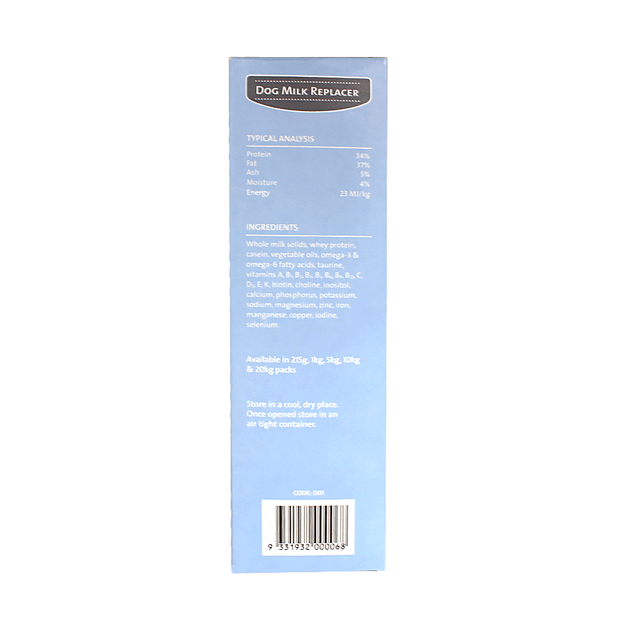 Wombaroo dog top milk replacer 1kg