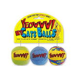 Yeowww! Cat Toys with Pure American Catnip - My Cat's Balls 3-Pack