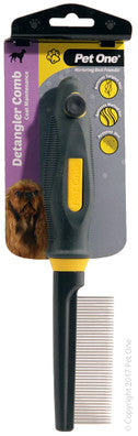 Pet One Grooming Flea Comb 80 Pins with Handle