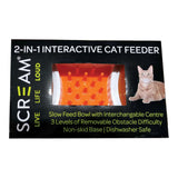 Scream 2-in-1 INTERACTIVE CAT BOWL Loud