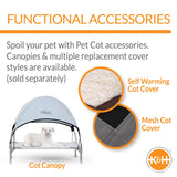 K & H Elevated Coolin' Pet Cot Bed