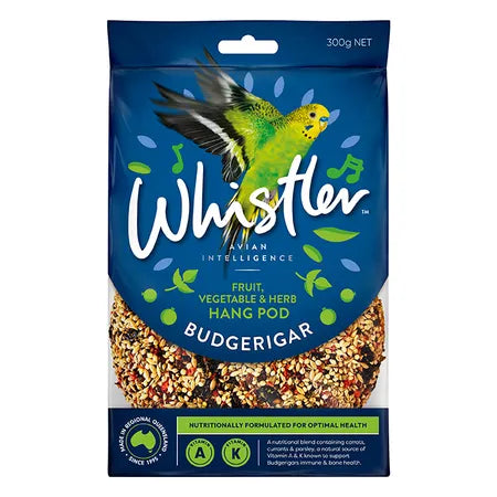 Whistler Budgie Pod Fruit Veg Herb Superfoods