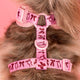Pablo & Co Adjustable Harness Velvet Blush Bows