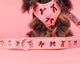 Pablo & Co Dog Leash Velvet Blush Bows