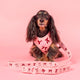 Pablo & Co Dog Leash Velvet Blush Bows