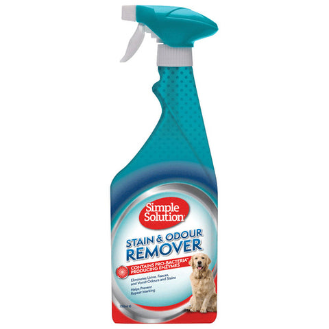 Simple Solution Dog Stain & Odour Remover Enzyme Spray 750mL