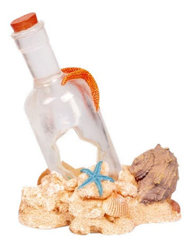 Message In A Bottle 11.5x10x14cmh