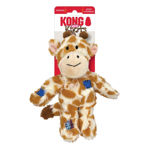 Kong - Wild Knots Giraffe Tug & Snuggle Plush Dog Toy