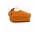 Zippy Paws NomNomz Fall Harvest Plush Squeaker Dog Toy -  Pumpkin Pie Slice