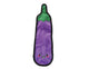 HugSmart Fuzzy Friendz Dog Toy Squeakin Vegetable Eggplant