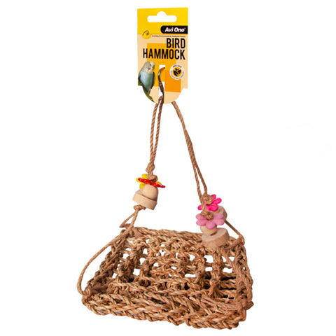 Bird Hammock Natural 1 Hook 18 X 18cm