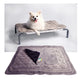 Pet One - Leisure Raised Dog Bed Quilted Mattress Topper