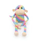 SPENCER THE CRINKLE MONKEY LARGE Rainbow