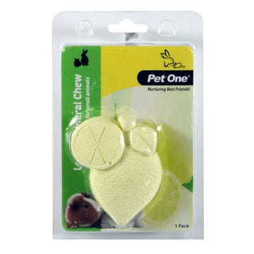 Upmarket Pets & Aquarium | Pet One Small Animal Mineral Chew Lemon