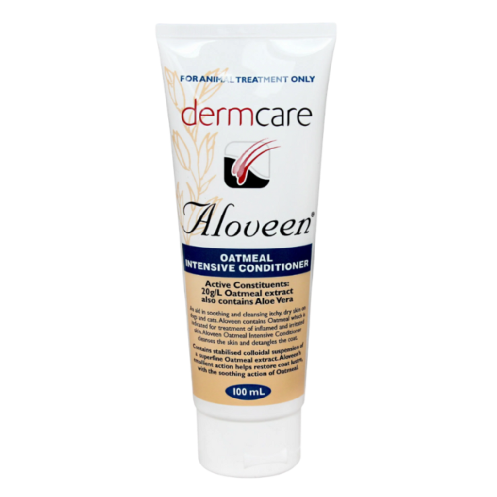 Aloveen Oatmeal Conditioner 100ml – deeply moisturising post-shampoo conditioner for dogs and cats with sensitive itchy or reactive skin