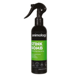 Animology Stink Bomb Refreshing Spray 250ml black and green trigger spray bottle