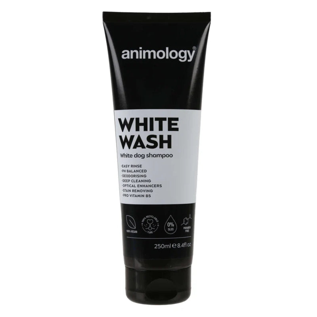 Animology White Wash Shampoo 250ml black and white tube
