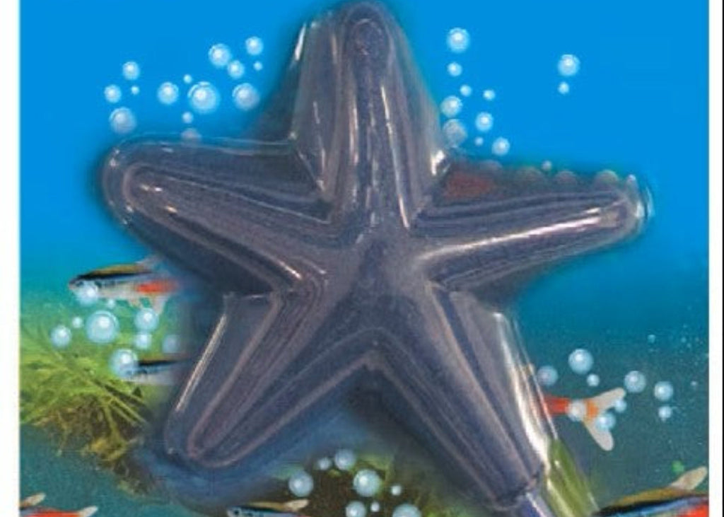 Aqua One Starfish Airstone Medium 8.5cm 10352 – decorative starfish shaped aquarium airstone for freshwater fish tank aeration