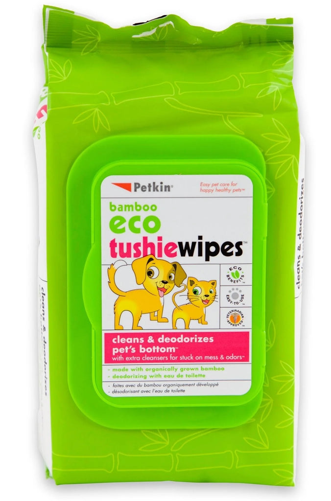 Petkin bamboo eco pet sales wipes