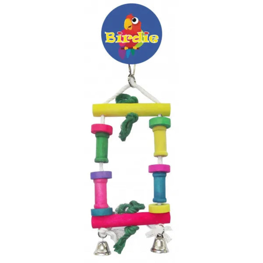 Birdie Hanging Block Swing Toy for pet birds