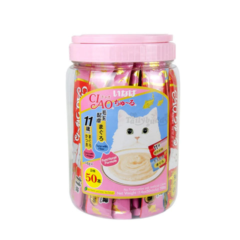 CIAO Churu Tuna with Collagen & Fiber 50 Pcs
