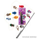 Cat Lures Cat Fishin Rod Teaser Cat Toy - Fishfly - Zebra Fish