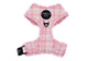 Pablo & Co Adjustable Harness Pink Houndstooth