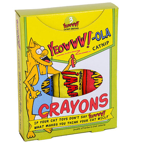 Yeowww! Cat Toys with Pure American Catnip - Yeowww!-ola  Crayon