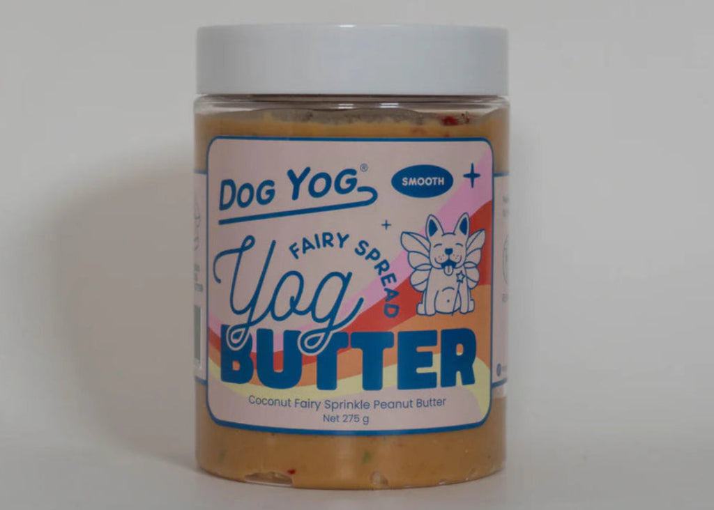 Dog Yog Coconut Fairy Sprinkles Peanut Butter dog treat spread