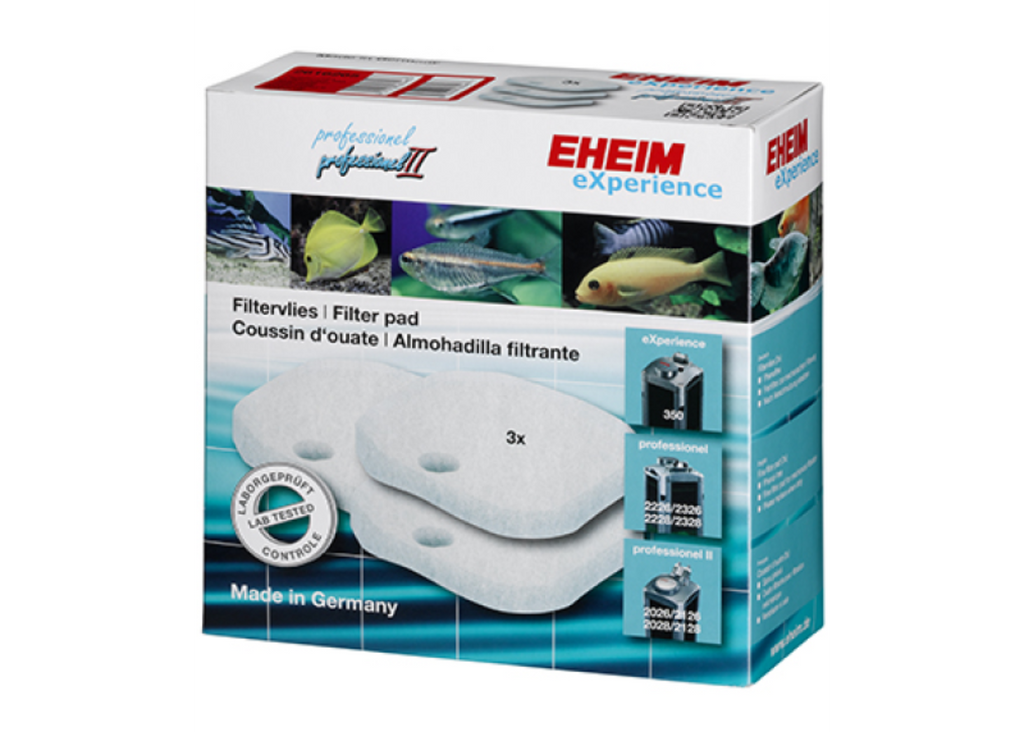 Eheim 2026 2028 white fine filter pads 2616265 3 pack