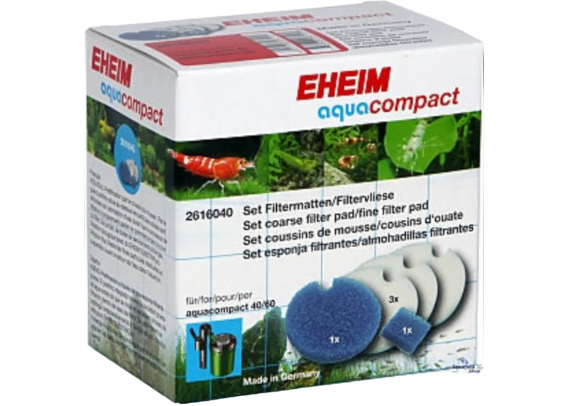 Eheim AquaCompact 40 60 filter pads blue coarse and white fine replacement set