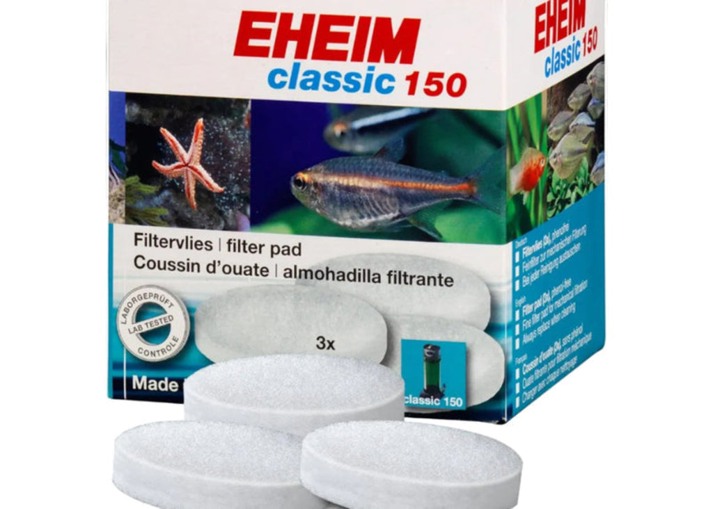 Eheim white fine filter pads 2616115 3 pack for Classic 150 2211 external filter