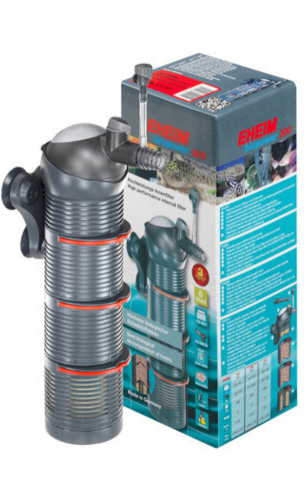 Eheim biopower 200 internal filter model 2412 650 l/h – modular multi-stage internal filter for freshwater and marine aquariums up to 200 litres