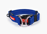 EzyDog Double Up Collar with double stainless steel D-rings and reflective stitching