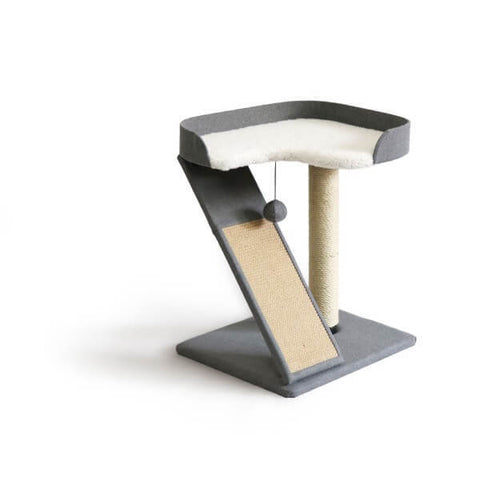 Furkidz Cat Scratch Post Click Fit with Scratch Ramp