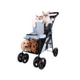 Ibiyaya Double Decker Pet Stroller for Multiple Pets