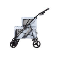 Ibiyaya Double Decker Pet Stroller for Multiple Pets